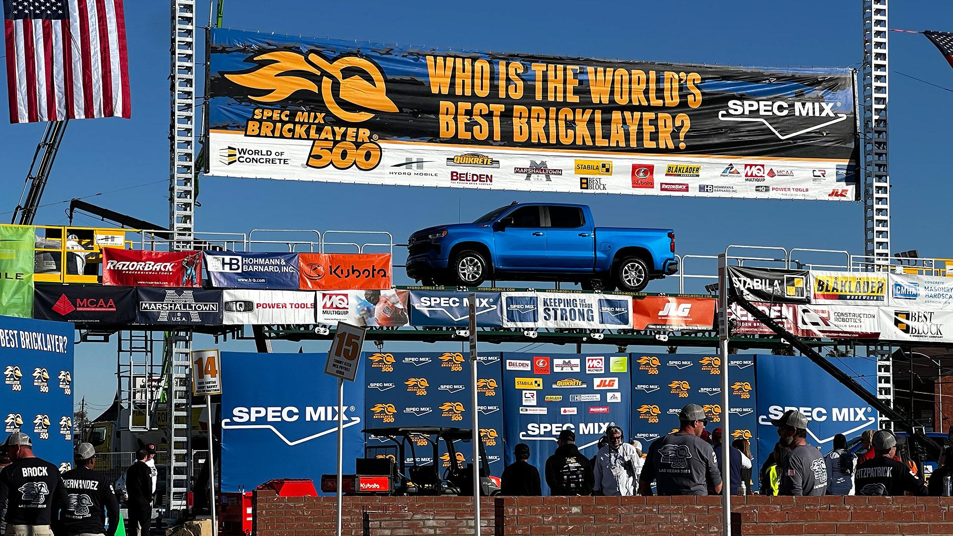 World of Concrete - Bricklayer 500 Competition