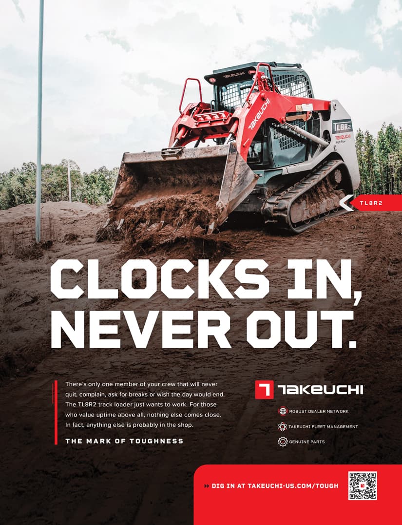 Takeuchi print ad