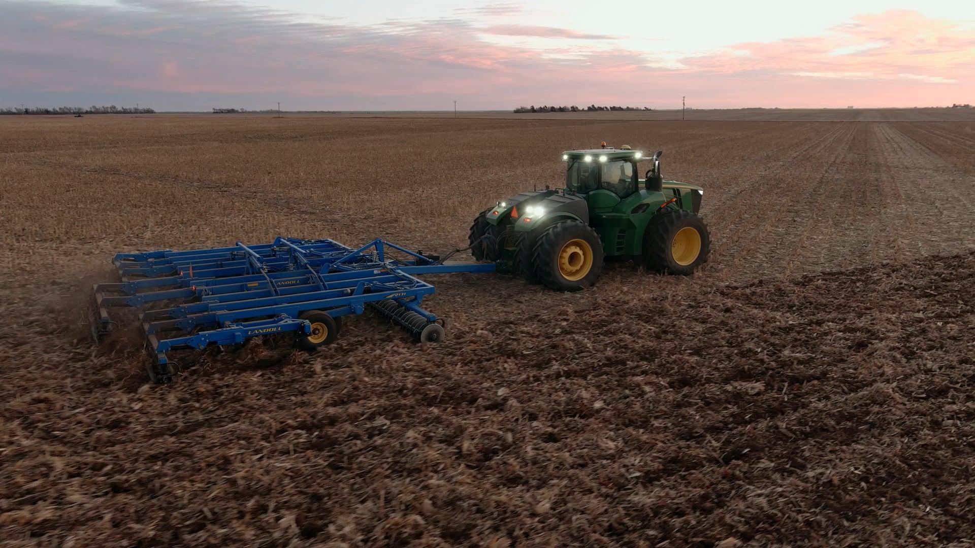 Tractor Working in the Field